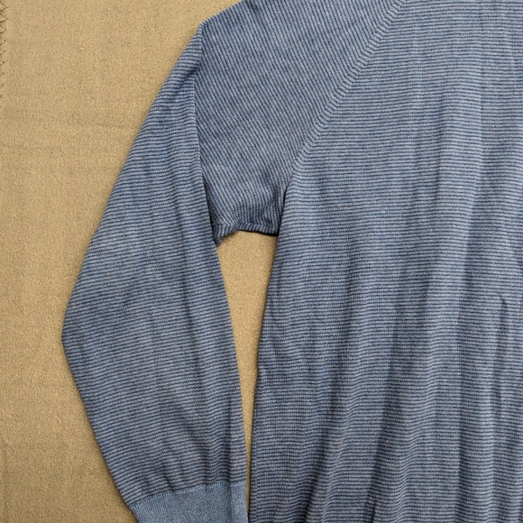 Vineyard Vines Mens Hamilton 1/4 Zip Sweater Blue Size XXL - Picture 3 of 10